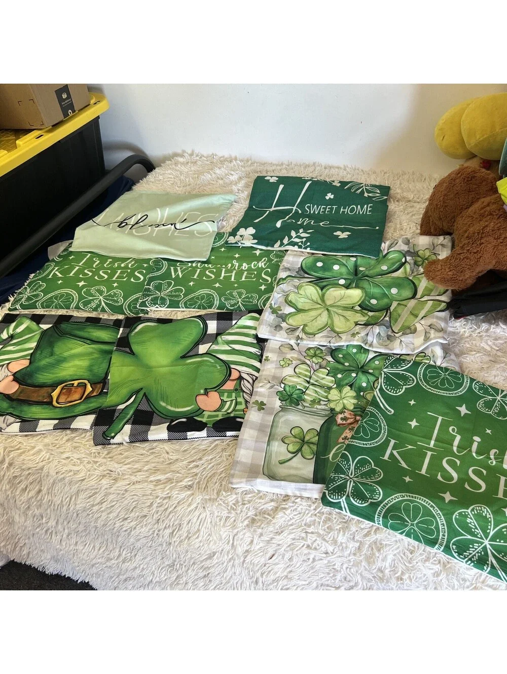 Irish Green Pillow Covers